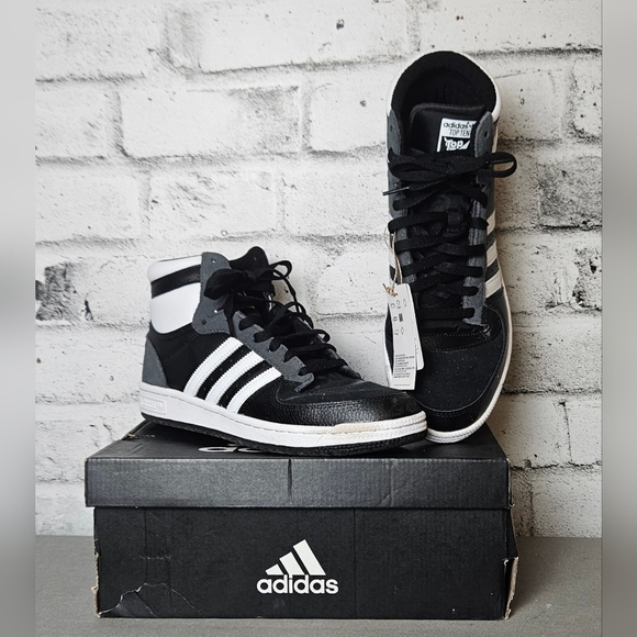 adidas Other - Adidas Originals Top Ten RB Black White High Top Sneakers 10.5